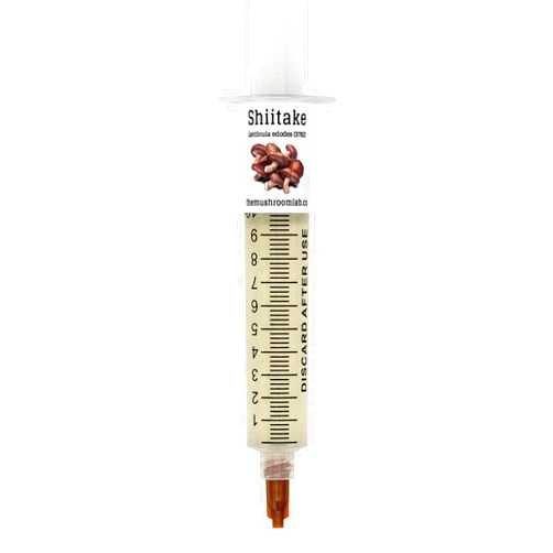 The Mushroom Lab Mushroom Liquid Culture - Shiitake 3782 (Lentinula edodes)
