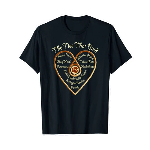 BDSM Tzzs The Ties That Bind - Shibari BDSM Rope Ties T-Shirt
