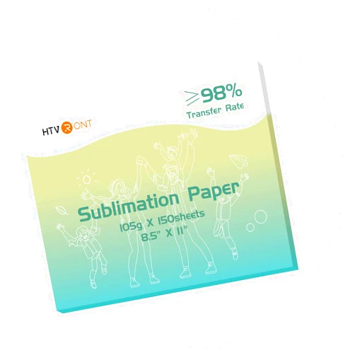 HTVRONT Sublimation Paper 8.5 x 11 Inches - 150 Sheets 105g Excellent Ink Release Sublimation Transfer Paper for Tumblers, Mugs, T-Shirts