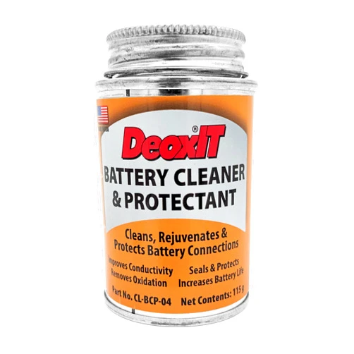 CAIG LABORATORIES Caig DeoxIT Battery Cleaner & Protectant with Brush Lid, 118 g (CL-BCP-04)