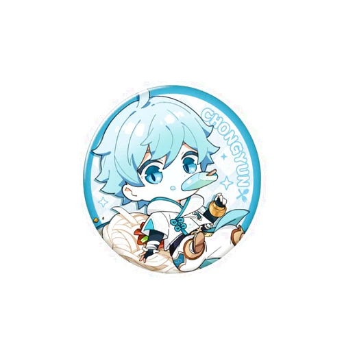 GENSHIN IMPACT Delicious Party Themed Series Character Badge