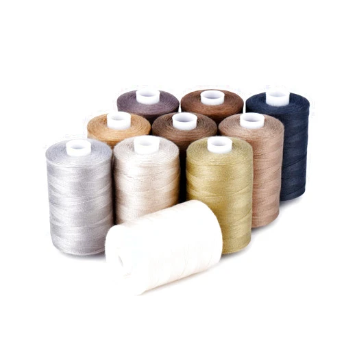 Funthread Sewing Thread Set, 10 Grey Colors, 100% Polyester, 100 Yards Each, 10 Spool Pack