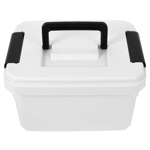 DOITOOL Double-layer Medicine Organizer Box with Handle Portable First Aid Storage Case for Home Family Use Large Capacity Handheld Medicine Storage