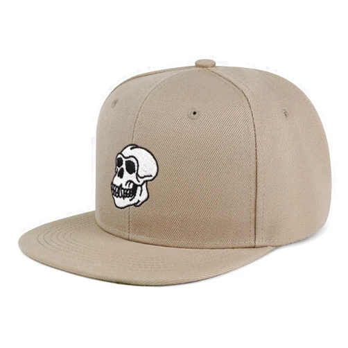 JPAK Gorilla Skull Hip-Hop Snapback Hat Embroidered Baseball Cap Skelton