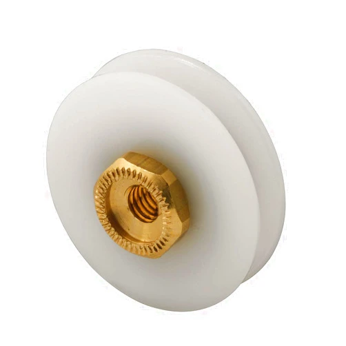 Prime-Line B 824 Screen Door Roller, 1 In. Diameter, Nylon Construction, Center Groove (2 Pack)