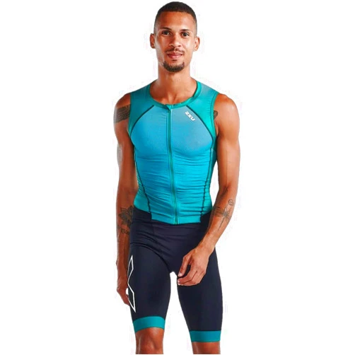 2XU Men's Light Speed Front Zip Tri Suit