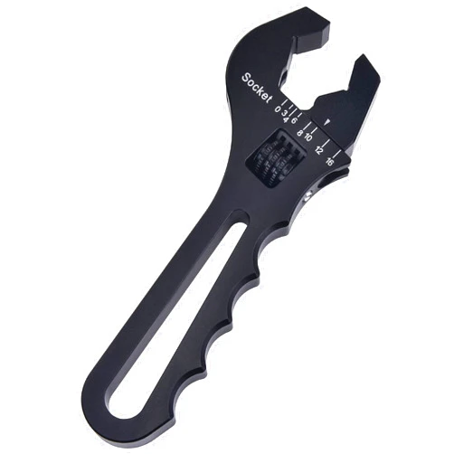 EVIL ENERGY AN Fitting Hose Wrench Adjustable 3AN-16AN Aluminum Black