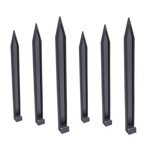 Generic Ryaco Garden Landscape Spikes |10 Inches Landscape Anchoring Stakes for Terrace Board, Landscape Edging Coil, Grass Barrier, Bender Board, Garden Liner (30)