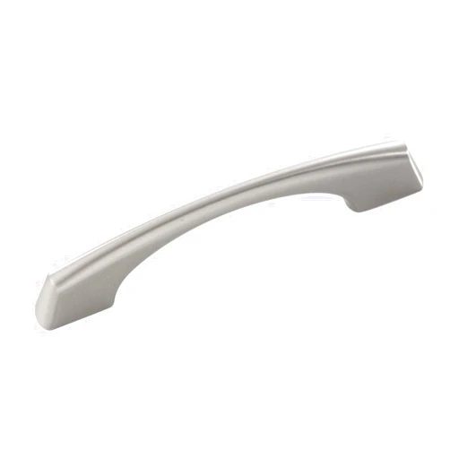 Hickory Hardware 1 Pack Solid Core Kitchen Cabinet Pulls, Luxury Cabinet Handles, Hardware for Doors & Dresser Drawers, 3 Inch & 3-3/4 Inch (96mm) Hole Center, Stainless Steel, Greenwich Collection