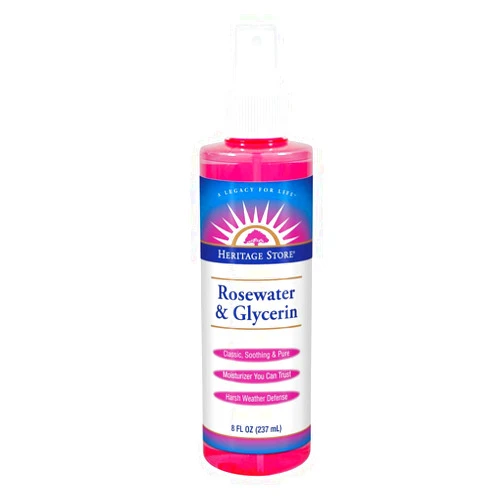 ISote Agua de Rosas con Glicerina Con Atomizador Spray Puro 8 fl oz