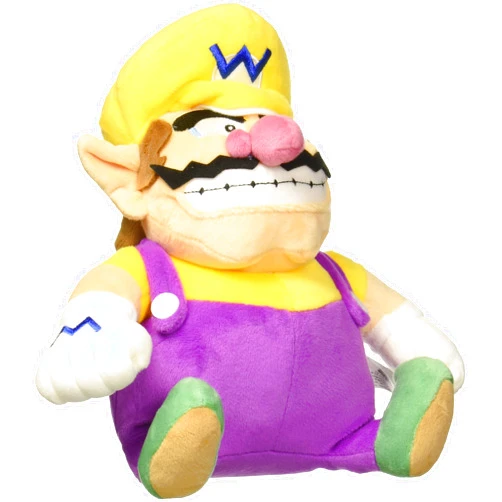 Little Buddy Super Mario All Star Collection 1421 Wario Stuffed Plush, 10