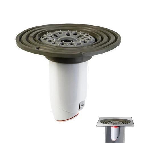 COLDDD Odor-Proof Shower Drain Plug - Backflow Preventer with Magnetic Closure Valve, Hair Catcher, and Silicone Reducer Ring, Fits 1.9''-3.9'' ID Drains, Sewers, and Pipes