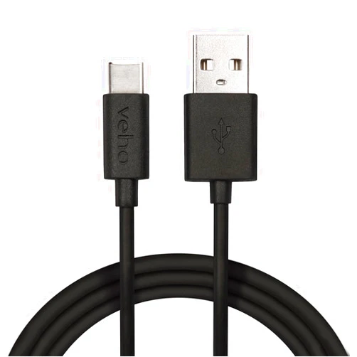 Veho Pebble USB-A to USB-C Cable | 1 Metre/ 3.3 Feet | Charge and Sync | Charger | Syncing | Durable | Android | Samsung Galaxy S9 | HTC | MacBook | Nintendo Switch | Black (VCL-003-C-1M)