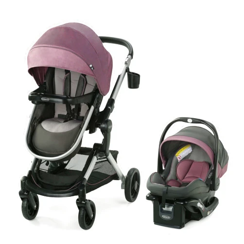 Graco Modes Nest Travel System, Includes Baby Stroller with Height Adjustable Reversible Seat, Pram Mode, Lightweight Aluminum Frame and SnugRide 35 Lite Elite Infant Car Seat, Norah