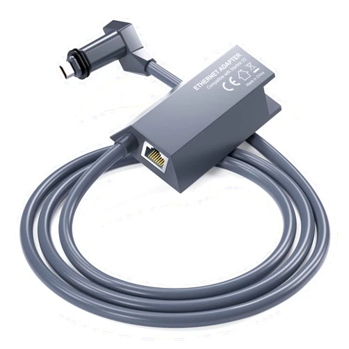 FONKEN Starlink Ethernet Adapter for Rectangular Satellite Internet V2, Starlink Adapter Ethernet Gen 2 for Wired External Network Fast & Stable Connection Star-Link Standard Actuated Gen 2