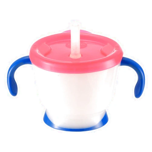 Richell Aqulea straw mug Navy Blue 190ml