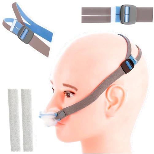Befiy 2 Pack Advanced Upgraded P10 Replacement Headgear Straps with 2 Strap Covers Fit for Airfit P10/N30, Fully Adjustable Quick-fit Design Premium Elastic Soft Material