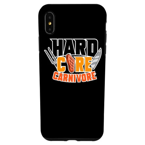 Carnivore Diet Anti Vegan Anti Vegetarian Meat Eat iPhone XS Max Hardcore Carnivore BBQ Party Meat Lover BBQ Grill Master Case