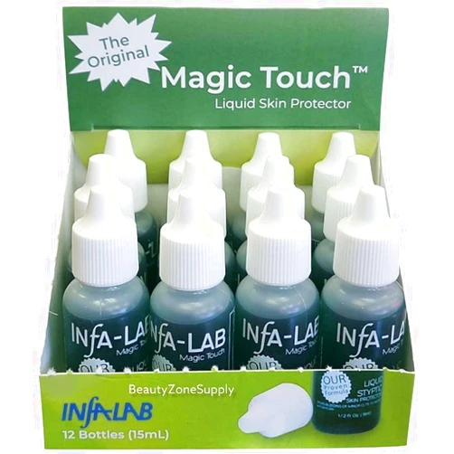 Infalab Infa-Lab MAGIC TOUCH Liquid Styptic 12 Skin Protector Stop Bleeding InfaLab Nail
