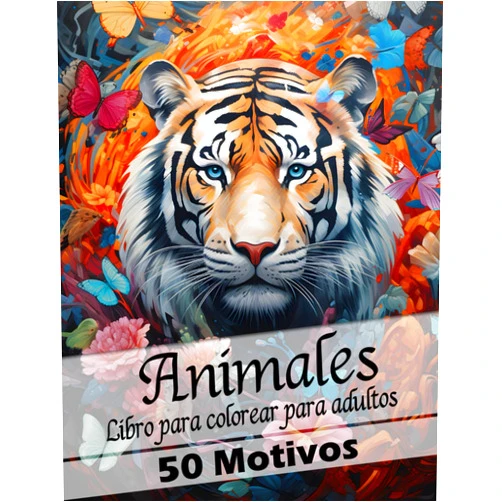Lera Lisa Libro de Colorear de Animales para Adultos: 50 Motivos Animales Diferentes. Libro de Colorear para Adultos para Relajarse y Desconectar.: Descubre la ... Artísticos de Animales (Spanish Edition)