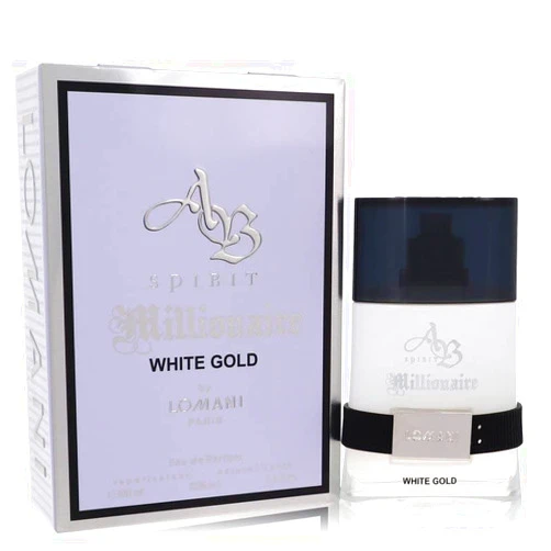 StarSun Depot Ab Spirit Millionaire White Gold Cologne By Lomani Eau De Parfum Spray 3.3 oz