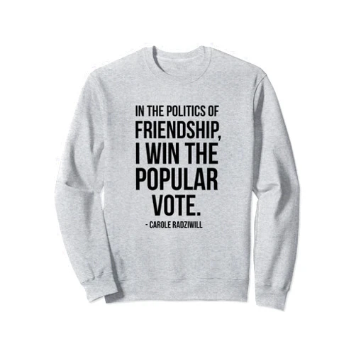 Bravo TV The Real Housewives of New York City Carole Radziwill Crew Sweatshirt