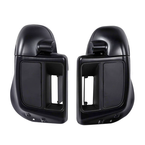 TCMT Black Denim Vented Lower Fairings Speaker Pods Fit For Harley Air-cooled Touring Road King Street Glide Road Glide Electra Glide 2014-2023 CVO Limited 2018-2020