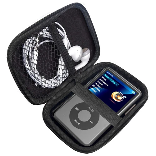 Lamshaw Compatible with Innioasis Y1 Case, Lamshaw Durable EVA Carrying Case, Shockproof & Lightweight Protective Cover Compatible for Innioasis Y1 Mp3 Player (Black)
