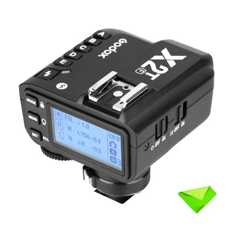 EACHSHOT Godox X2T-F TTL Wireless Flash Trigger for Fuji Fujifilm, 1/8000s HSS Bluetooth Connection Supports App Controller, TCM Function, 5 Separate Group Buttons, New Hotshoe Locking, New AF Assist Light