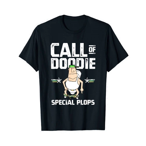 Call of Doodie Special Plops Tees - DressedForDuty Call of Doodie Special Plops Funny Nerd Gamer Duty Player T-Shirt