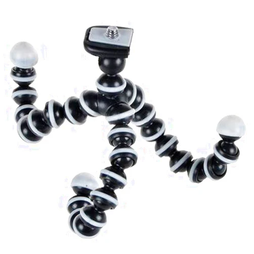 Walway Octopus Camera Tripod, Walway Flexible Cell Phone Holder Stand Selfie Stick with Quick-Release Plate for Smartphone/Camera/GoPro/Action Camera/DSLR
