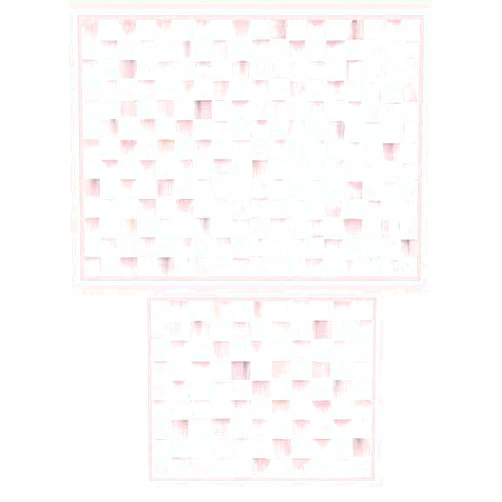MACKENZIE-CHILDS Set of 2 Tempered Glass Cutting Boards, Countertop Cutting Boards, Pink-and-White Rosy Check