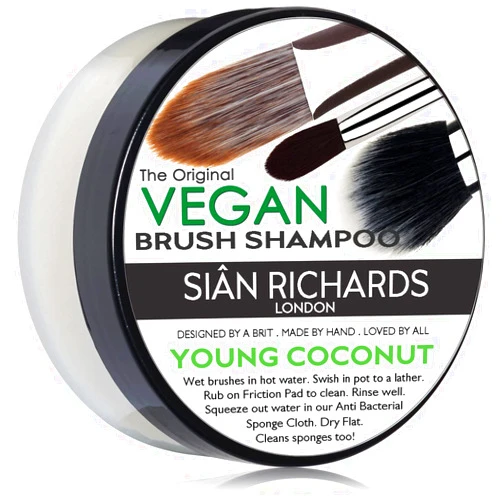 SIÂN RICHARDS Sian Richards London Vegan Brush Shampoo Young Coconut Makeup Cleaner for Makeup Brushes and Sponges