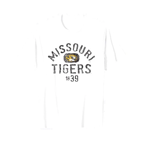 Elite Authentics Missouri Tigers 1839 Vintage Officially Licensed T-Shirt