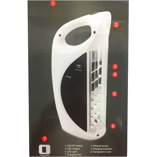 Ray-Bow Raybow GL-660 Rechargeable LED Emergency Lantern, 110-220 Volts (Worldwide use)