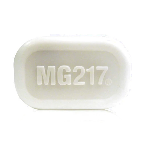 MG217 Psoriasis Dead Sea Exfoliating Bar Soap - Dead Sea Salt, Mud, Aloe Vera, Vitamin E & Rose Geranium Oil for Psoriasis Skincare, 3.2oz