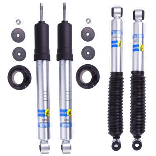 TrendsAuto Bilstein 5100 Series Set of Front Ride Height Adjustable Shocks & Rear Monotube Shocks for 1996 2004 Tacoma 4WD with 1-1.5