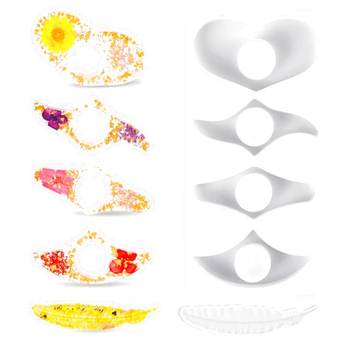 Sliverdew Silicone Resin Mold for Thumb Book Page Holder, Reusable Bookmark Mold Handmade Thumb Bookmark Casting Mold Feather Book Mark Making Mould for DIY Reading Accessory for Book Lovers Readers Students
