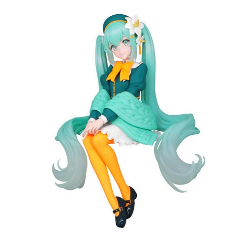 Furyu Hatsune Miku PVC Noodle Stop Flower Fairy Lily Statue 14cm, Black