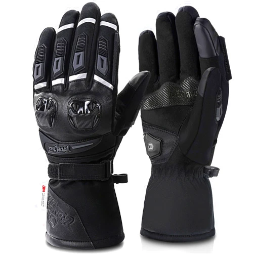 Grapelet Winter Motorcycle Gloves Waterproof Windproof Warmth-Preserving Protective Gloves for Men and Women’s Cold Weather Riding