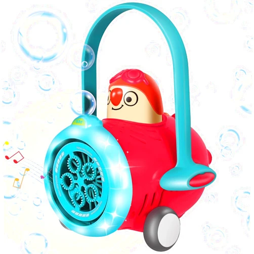 AROLO Bubble Machine, Automatic Bubble Blower with LED Lights, Musical Bubble Maker, Bubble Machine for Toddlers, Portable Bubble Toys for Indoor Outdoor Party Birthday