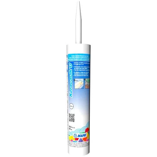 Mapei Keracaulk U Premium, Paintable, Unsanded, Siliconized Acrylic Caulk, Expertly Formulated to Match Grout Colors, 10 oz., 5220 Eggshell- Unsanded