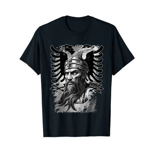 Albania Albanian Eagle Gift Kosovo Skënderbeu Skanderbeg Albania and Kosovo flag for a proud Albanian T-Shirt