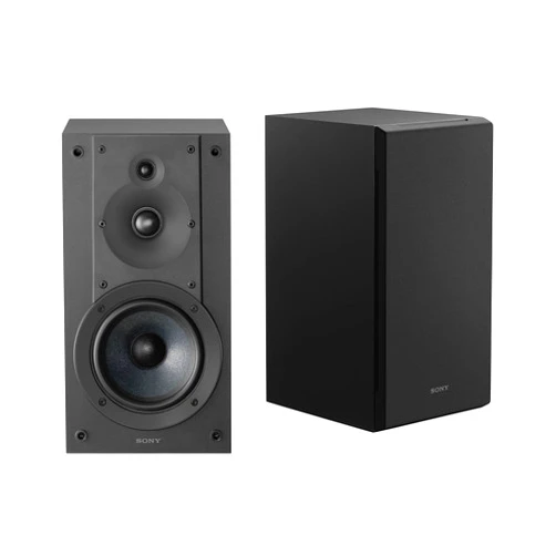 Sony CS Speakers, SS-CS5M2 3-Way 3-Driver Hi-res Bookshelf Speakers (Pair), Black
