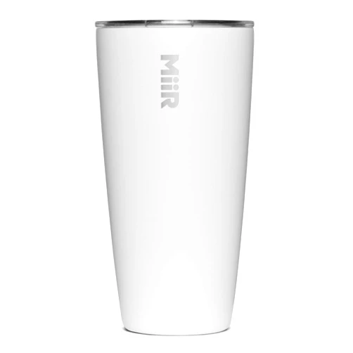 MiiR Tumbler, 16oz Insulated Stainless Steel with Press Fit Slide Lid – Splash Proof Design, Holds Hot & Cold Beverages, Stylish & Functional Cup Holder Compatible