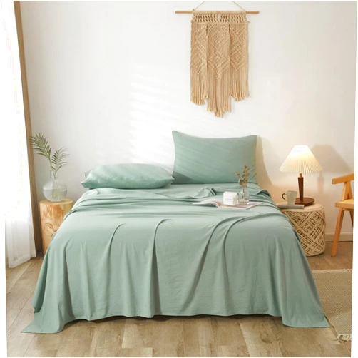 VClife Mist Green Sheet Sets, 4 PC Cooling Queen Bedding Sheet, Deep Pocket 16