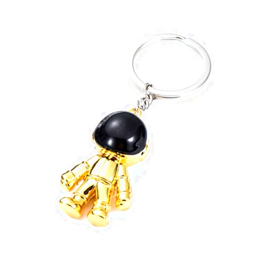 Amosfun Space Astronaut Keychain Keyring Space Robot Bag Purse Charms Space Favors Lover Gifts For Men And Women
