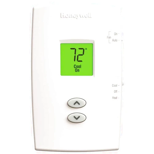 Honeywell TH1210DV1007 Pro 1000 Heat Pump Thermostat, Vertical, Non-Programmable, Premier White, Plastic, 4.688