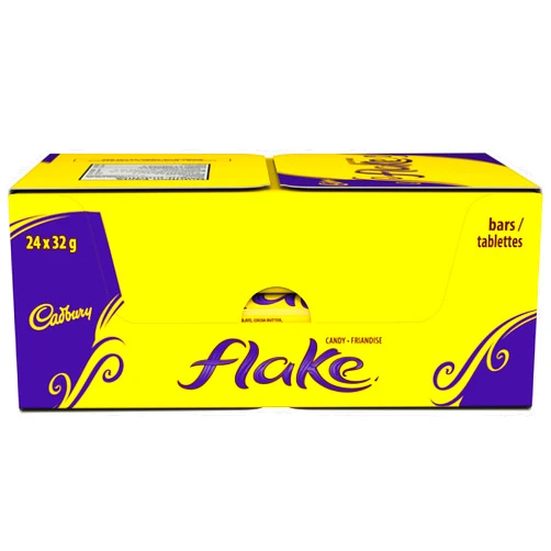Cadbury Flake Bar Single 32G, (Pack of 24)