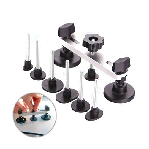 LadyRosian Paintless Dent Repair Kits Dent Puller Bridge Dent Removal Tools for Auto Car Body Motorcycle Refrigerator Washing Machine Minor Dent Repair